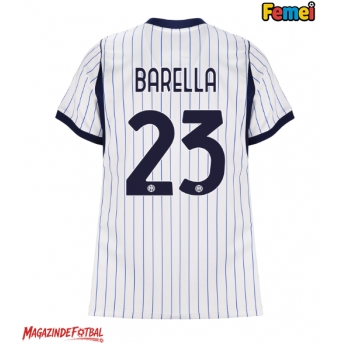 Inter Milan Nicolo Barella #23 Tricou Fotbal Replică 2026-27 Femei Deplasare